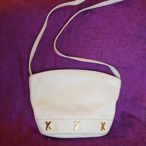 *VINTAGE* Paloma Picasso White Leather bag